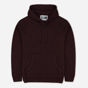 🏕️ Men's Jetty Drift Hoodie Sweater – Oxblood – XL 🏕️